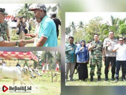 Korem 133/NW Gelar Lomba Pacuan Roda Sapi Tradisional dalam Rangka Kejuaraan Danrem Cup Tahun 2023