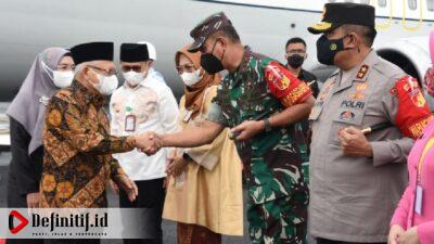 Pangdam XIII/Merdeka Didampingi Danrem 133/Nani Wartabone Sambut Kedatangan Wakil Presiden RI di Provinsi Gorontalo