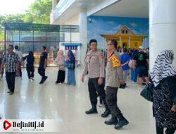 Wakapolda Gorontalo Cek Pos PAM Terpadu Bandara Gorontalo di H+2 Lebaran Idul Fitri 1444 H