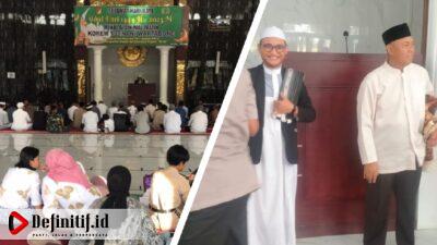 Brigjen TNI Totok Sulistyono Sholat Idul Fitri 1444 H di Masjid Permata Makorem 133/NW