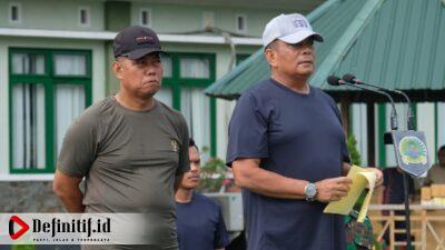 Kapolda Gorontalo Bersama Danrem 133/NW Gelar Olahraga Bersama 