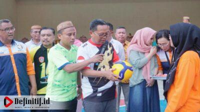 Turnamen Volly Ball Bupati Ceria Cup di Gorut Diharapkan Lahirkan Atlet-atlet Profesional