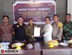 PPS Bontonyeleng Gelar Rapat Pleno Terbuka Hasil Perbaikan DPSHP Akhir, Simak Jumlah DPSHP yang Ditetapkan!