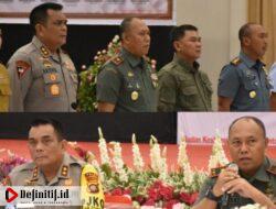 Danrem 133/NW Hadiri Rapat Forkopimda Diperluas Bahas Deklarasi Pemilu Damai dan Berintegritas Dirangkaiakan Penandatanganan NPHD Pilkada Serentak Tahun 2023