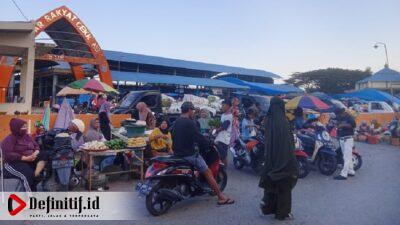 Pasca Kebakaran, Aktivitas Jual Beli di Pasar Rakyat Cekkeng Berjalan Normal