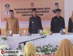 Thariq Modanggu Lantik Sejumlah Kepsek: Ke Depankan Tupoksi