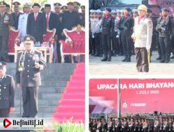 Kapolda Gorontalo Pimpin Upacara Hari Bhayangkara ke-77