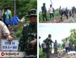 Brigjen Totok bersama Letkol Mustamin Tinjau Lokasi TMMD ke-117 di Desa Tongo dan Kemiri