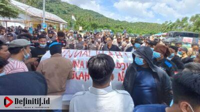Polisi Lapor 6 Aktivis di Gorontalo yang Lakukan Demo di PT. Gorontalo Mineral 