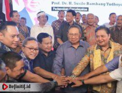 Melanjutkan Pertemuan di Cikeas, SBY dan AHY Bertemu Prabowo di Hambalang