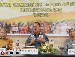 Bupati Thariq Modanggu Buka Bimtek Pengembangan Anak Usia Dini Holistik Integratif 2023