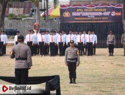 Kapolres Bulukumba Pimpin Apel Gelar Pasukan Ops Mantap Brata, Pengamanan Pemilu 