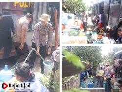 Sambut HUT Humas Polri ke-72, Polres Bulukumba Salurkan 12.000 Liter Air Bersih untuk Warga Desa Palambarae