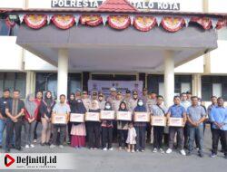 Polresta Gorontalo Kota Gelar Bakti Sosial Rakor Bin SDM “Mengabdi Untuk Negeri”