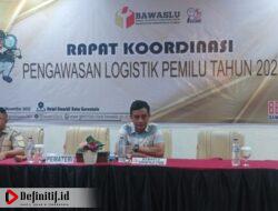 Rapat Koordinasi Pengawasan Logistik Pemilu 2024 Ditutup Ketua Bawaslu Gorut