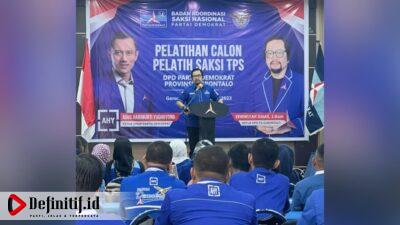 Gelar Pelatihan Badan Saksi, Demokrat Gorontalo Siap Menang