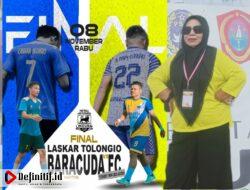 Pertandingan Final Limosin Cup, Baracuda FC vs Laskar Tolongio FC, Digelar Besok