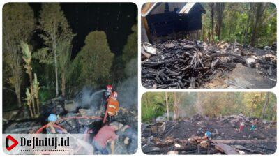 Kebakaran di Batu Rapa Borong Rappoa, Empat Rumah Ludes Terbakar dan Dua Lainnya Rusak Berat