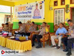 Kabid Humas Polda Gorontalo Gelar Jumat Curhat di Desa Biyonga Kabgor