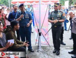 Wujudkan Pemilu Damai, Panglima TNI dan Kapolri Gelar Kegiatan Bhakti Sosial dan Bhakti Kesehatan