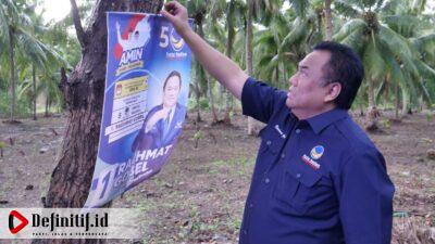 Tunjukkan Keteladanan, Rachmat Gobel Cabut Sendiri Posternya yang Tertempel di Pohon