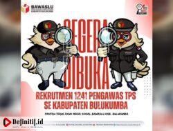 Siap-siap, Bawaslu Bulukumba Bakal Rekrut 1.241 Pengawas TPS