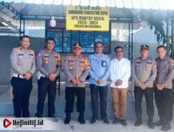Pastikan Keamanan Logistik Pemilu 2024, Kapolres Bulukumba Cek Gudang Logistik KPUD