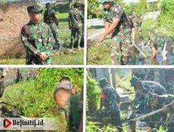 Kolonel Mustamin Pimpin Langsung Kerja Bhakti di Wumialo, Kecamatan Kota Tengah