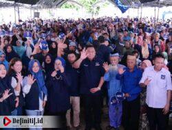Kampanye Perdana Dihadiri Ribuan Orang, Rachmat Gobel Boyong 2 Profesor di Gorut