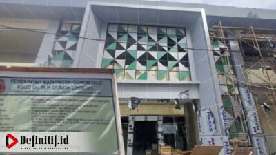 Lewat Tanggal Pekerjaan, Kontraktor Proyek RS Dunda Limboto Senilai Rp 8,6 Miliar Siap Tanggung Jawab