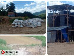 Kurang Lebih 16 Tromol dan Tong Pemurnian Emas, Aktivitas Pertambangan Ilegal di Kabgor Terungkap