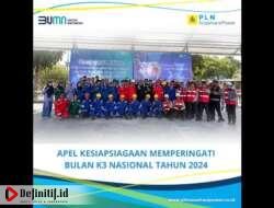 PT. PLN NP UPDK Gorontalo Gelar Apel Kesiapsiagaan Peringati Bulan K3 Nasional Tahun 2024