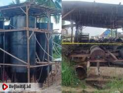 Soal Belasan Tromol dan Tong Tambang Emas di Suka Damai Dipasang Police Line, Kapolsek Boliyohuto Bungkam