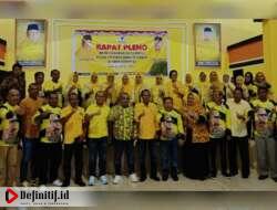 Pleno Diperluas DPD II Golkar Kabgor, Hasilkan Satu Nama Calon Bupati 2024