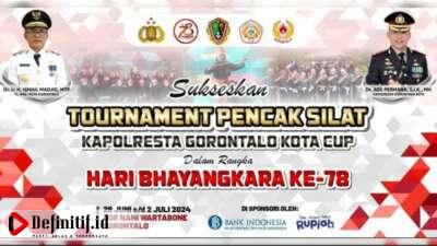 Hadirilah! Open Tournament Pencak Silat Kapolresta Gorontalo Kota Cup 1 Hari Lagi