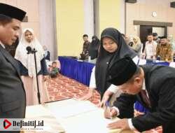 KPU Kabgor Lantik PAW PPK Tilango dan PPS Desa Lobuto Timur