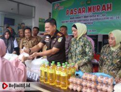 Kejari Gorut Akhiri HUT Adhyaksa dengan Pasar Murah dan Posyandu