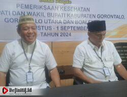 Pagi Tadi, Paslon SYAH Jalani Pemeriksaan Kesehatan di RSUD Dunda Limboto 