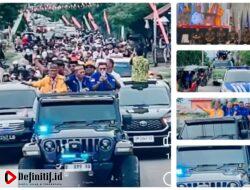 Pasangan IRIS Mendaftar ke KPU di Antar Ribuan Pendukung