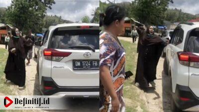Heboh! Beredar Video Istri Pejabat di Gorontalo Mengamuk, Diduga Dapati Oknum Ibu Kades Dalam Mobil Suaminya