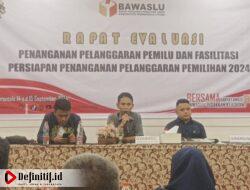 Rapat Evaluasi Penanganan Pelanggaran Pemilu dan Persiapan Pemilihan 2024 oleh Bawaslu Gorut Resmi Ditutup
