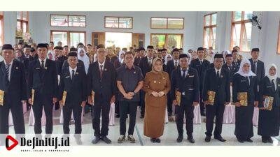 Ketua DPRD Gorut Hadiri Pengukuhan Perpanjangan Masa Kerja BPD Tolinggula dan Biau
