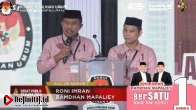 Debat Pertama Tampil Memukau, Pasangan Romantis Komitmen Berantas Korupsi