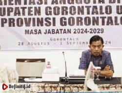 Pelatihan Orientasi DPRD Gorut Resmi Ditutup, Anggota Dewan Siap Jalankan Tugas
