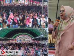 Kampanye Pasangan Romantis di Tomilito Membludak, Ribuan Massa Padati Lokasi Kampanye Tanpa Mobilisasi