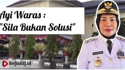 Kritisi Berbagai Persoalan. Ayi Waras: Sila Bukan Solusi untuk Gorut