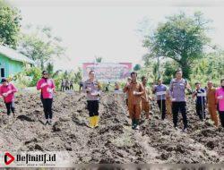 Dukung Swasembada Pangan 2025, Polres Gorontalo dan Polsek Jajaran Gelar Penanaman Jagung Serentak Satu Juta Hektar