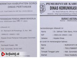 Diduga Palsukan Dokumen, Dua Kadis di Kabupaten Gorontalo Bakal Disanksi Berat