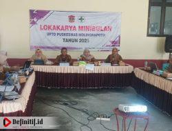 Sekretaris Dinas Kesehatan Gorut Pimpin Lokakarya Mini Bulanan di Puskesmas Molingkapoto