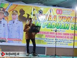 Direktur RSUD ZUS Meriahkan Lomba Nyanyi HUT ke-80 RI di Gorontalo Utara